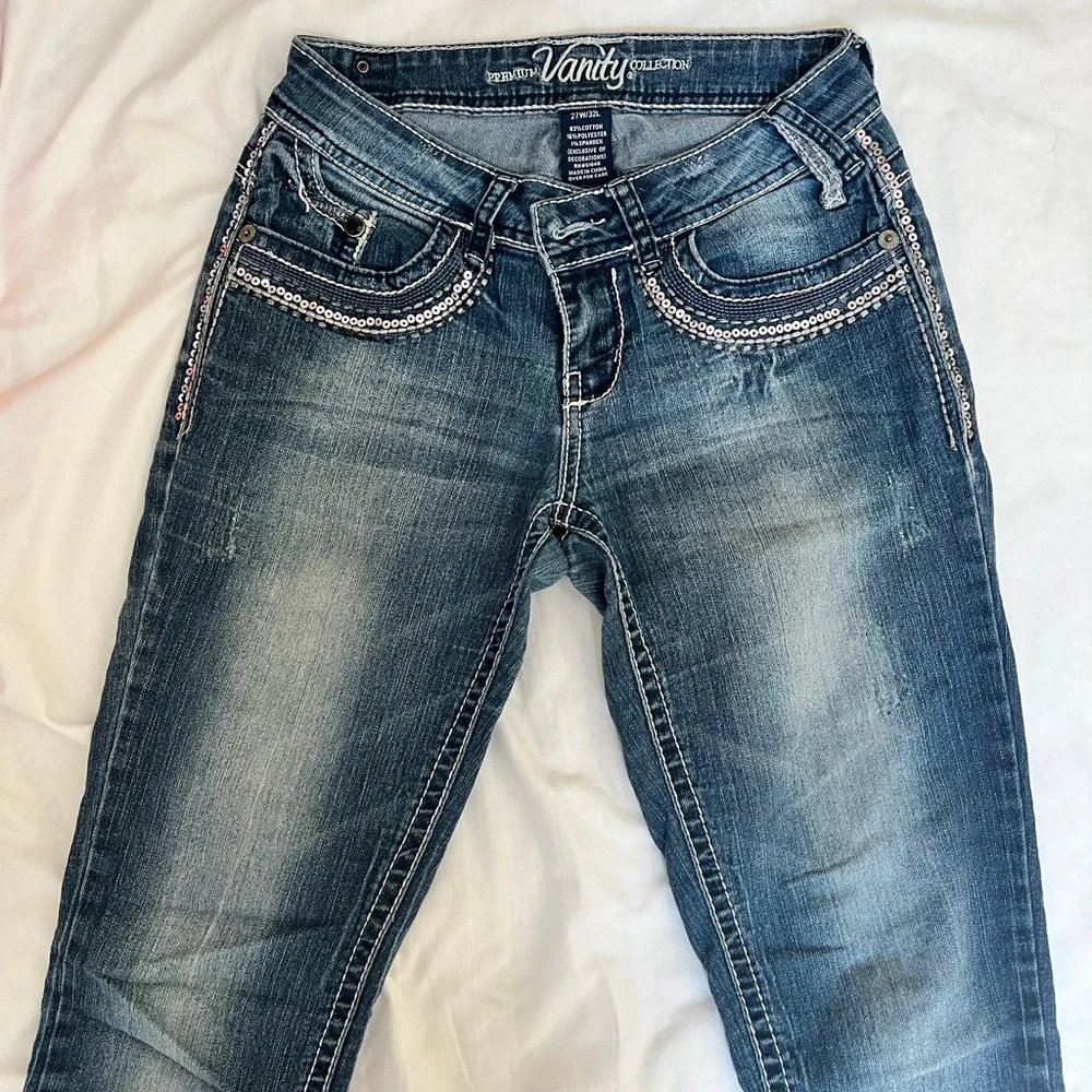 Sequin Detailed Skinny Jeans - Picture 1 of 5